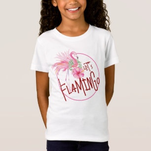 Camiseta Pink Flamingo Tropical Party