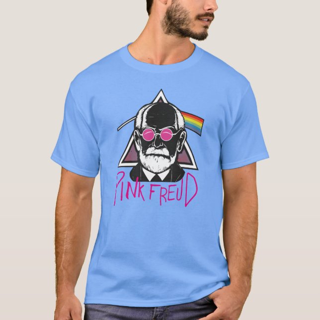 Camiseta Pink Freud Lado Escuro Da Sua Mãe Piada Engraçado (Frente)