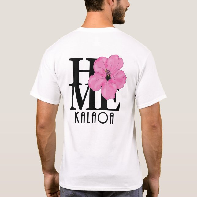 Camiseta Pink Kalaoa (impressão do dorso) (Verso)
