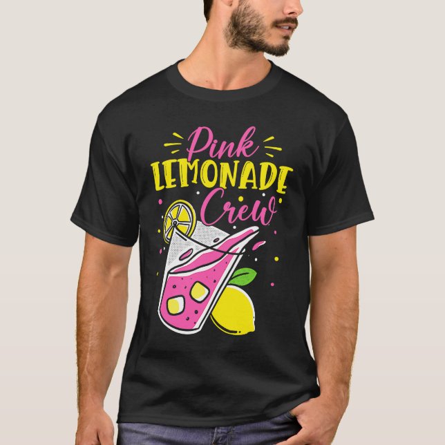 Camiseta Pink Lemonade Crew Lemon Juice Boss (Frente)