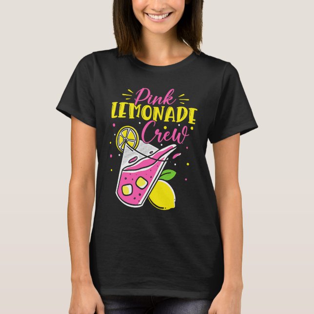 Camiseta Pink Lemonade Crew Lemon Juice Boss (Frente)