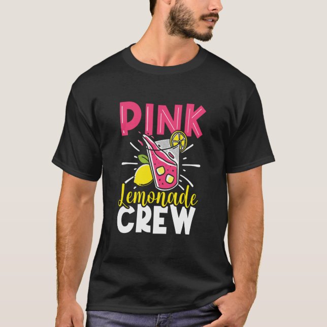 Camiseta Pink Lemonade Crew Lemon Juice Boss  1 (Frente)