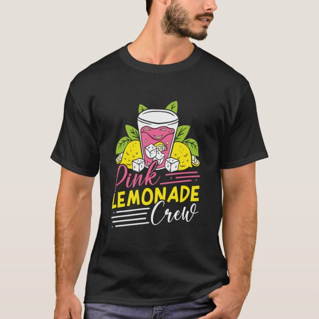 Camiseta Pink Lemonade Crew Lemon Juice Boss  9 (Frente)