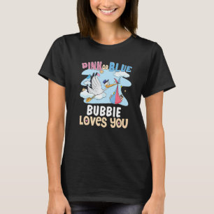 Camiseta Pink ou Blue Bubby ama sua avó judia Pr
