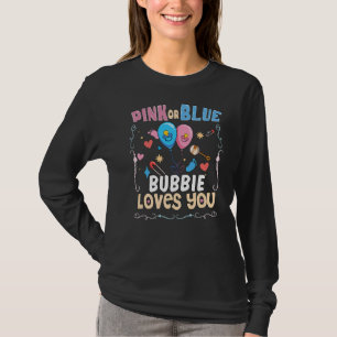 Camiseta Pink ou Blue Bubby ama você avó judia 2