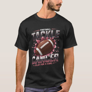 Camiseta Pink Out Tackear a Consciência do Cancer da Mama