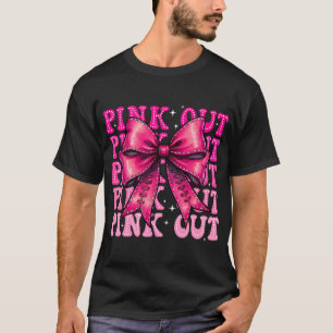 Camiseta Pink Out Tackear a Consciência do Cancer da Mama A