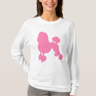 Camiseta PINK POODLE DOG Women Long Sleeve