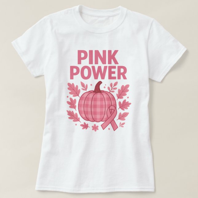 CAMISETA PINK POWER (Frente do Design)
