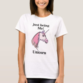 Camiseta Pink Purple Unicorn Head