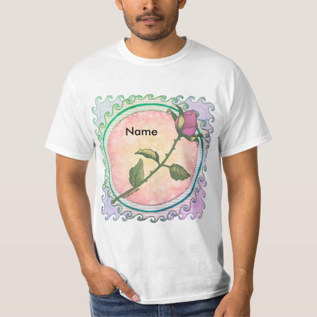 Camiseta Pink Rose (Frente)