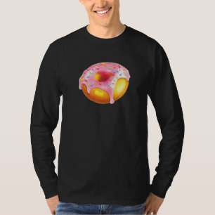 Camiseta Pink Sprinkkle Rosquinha Pão-de-roca Pia Passa Ros