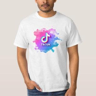 Camiseta Pink Tiktok Logo