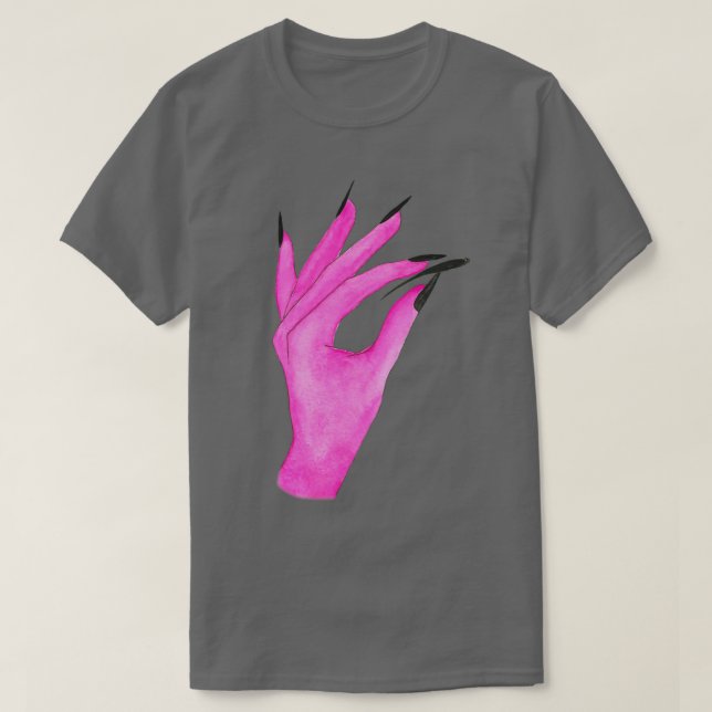 Camiseta Pink Trichy Hand Eyelash (Frente do Design)