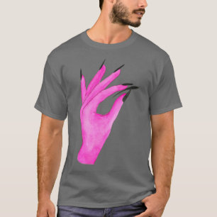 Camiseta Pink Trichy Hand Eyelash