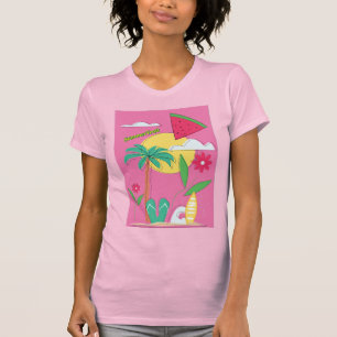 Camiseta Pink Tropical SummerFruit
