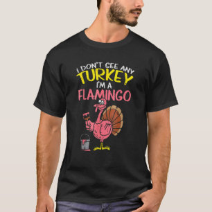 Camiseta Pink Turkey Flamingo Thankanding Animal 1