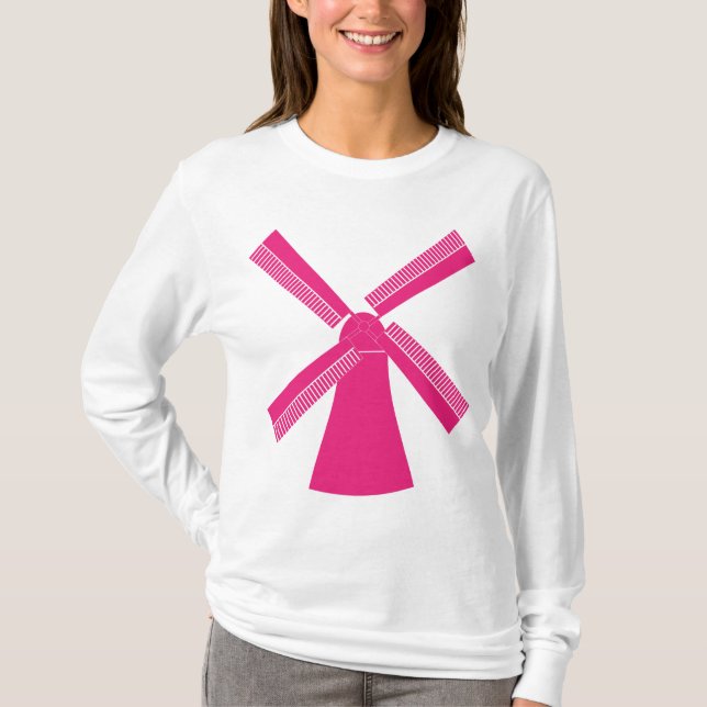 Camiseta Pink Windmill (Frente)