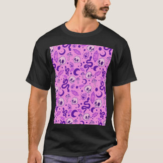 Camiseta Pink Witchy Pattern