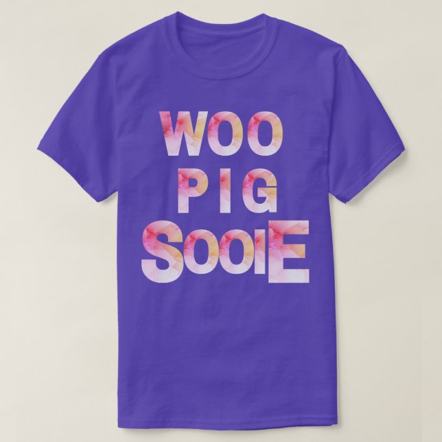 Camiseta Pink Woo Pig Sooie (Frente do Design)