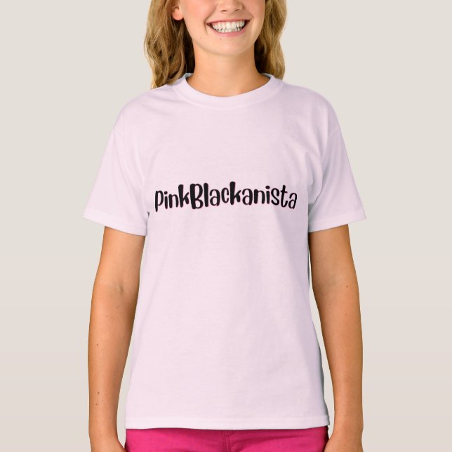 camiseta pinkblackanista (Frente)