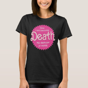 Camiseta Pinkheimer - Agora Estou Me Tornando Morte O Destr
