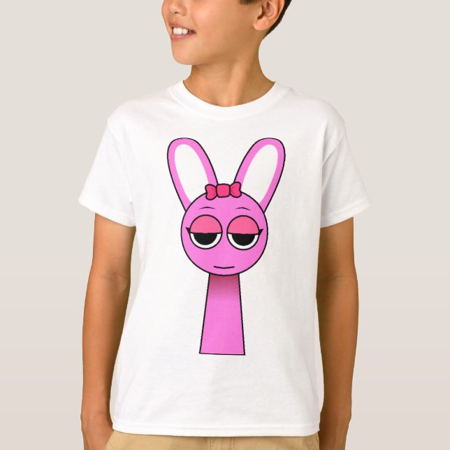 Camiseta Pinki De Sprunki Retomar (Frente)