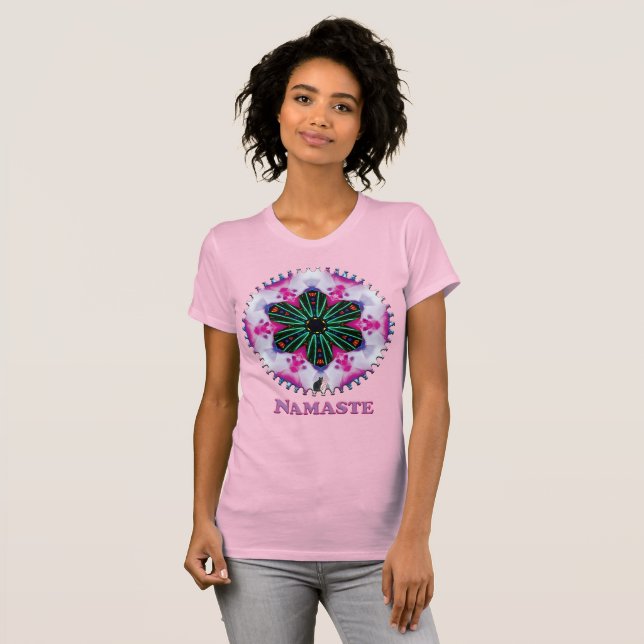 Camiseta Pinkie Namaste Kaleidoscope (Frente Completa)