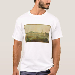 Camiseta Pinnace que navega abaixo do Ganges após o forte
