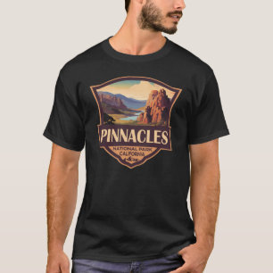 Camiseta Pinnacle National Park Illustration Viagem Art