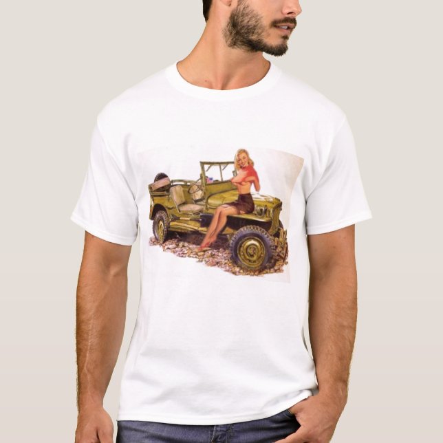 Camiseta pino acima do exército (Frente)