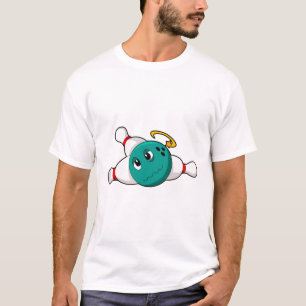 Camiseta Pino da Boliche da Bola de boliche da boliche