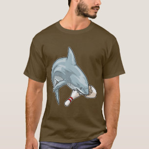 Camiseta Pino da Boliche da Boliche de tubarão