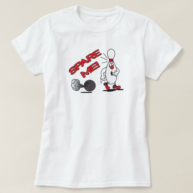 Camiseta Pino da Boliche Spare Me | Humor (Frente do Design)