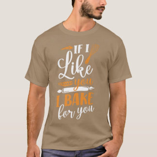 Camiseta Pino de Rolagem do Whisk Baking do assar