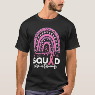 Camiseta Pino de Sobrevivência do Cancer de Mama em Esquadr