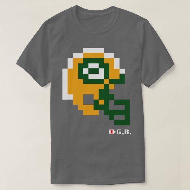 Camiseta Pino do Capacete da Tecmo Bowl (Frente do Design)
