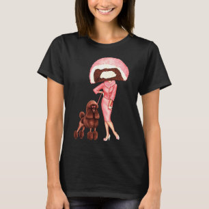 Camiseta Pino do Poodô Do Bolo De Neve Da Cabeça De Bolo