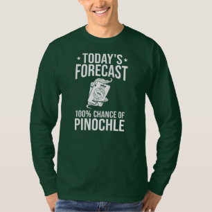 Camiseta Pinochle Game Rules Cartões de Duplo Decodificação