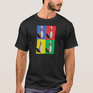 Camiseta Pinos Boliche, Design De Arte Pop,