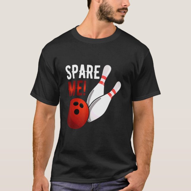 Camiseta Pinos do Beco Spare-me Boliche de greve de reposiç (Frente)