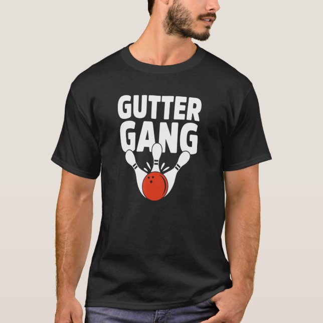 Camiseta Pinos Spare da Greve de Gutter da boliche_5 (Frente)
