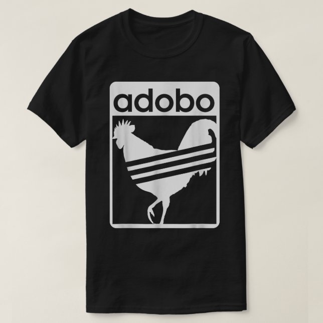 Camiseta Pinoy Chicken Adobo Engraçado Filipino  (Frente do Design)