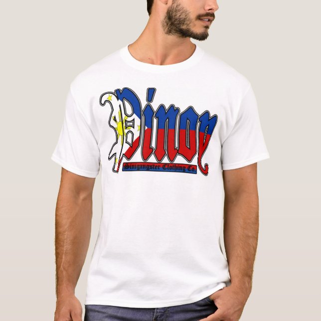Camiseta pinoy (cores printable) (Frente)
