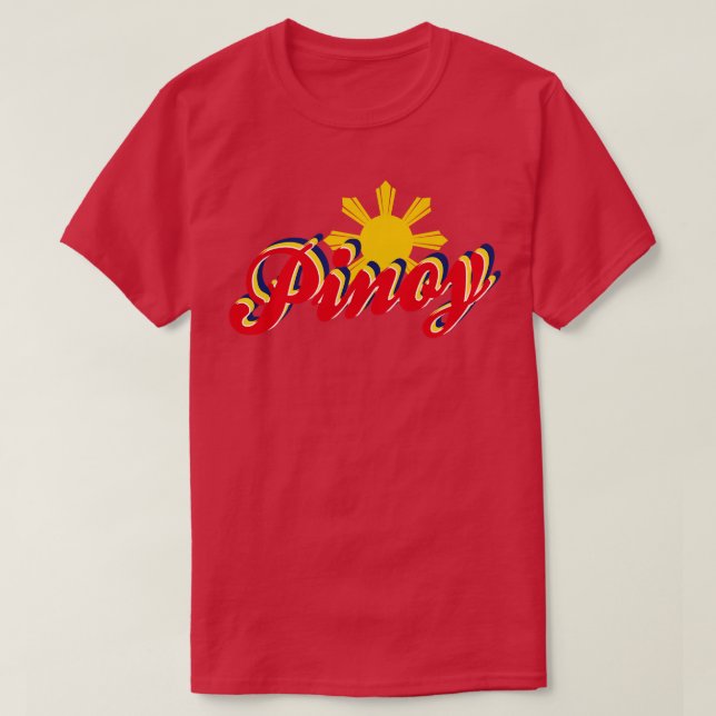 Camiseta Pinoy Filipinas (Frente do Design)