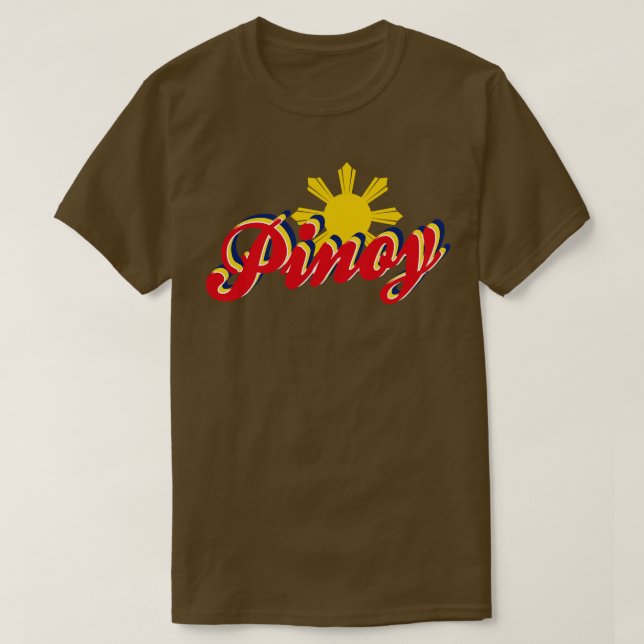 Camiseta Pinoy Filipinas (Frente do Design)