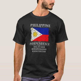 Camiseta Pinoy Filipino Dia da Independência Filipina Sl