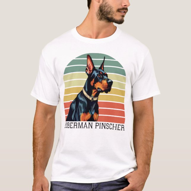 Camiseta Pinscher Dobermann (Frente)