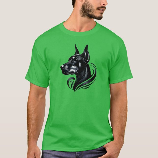 Camiseta Pinscher Dobermann (Frente)