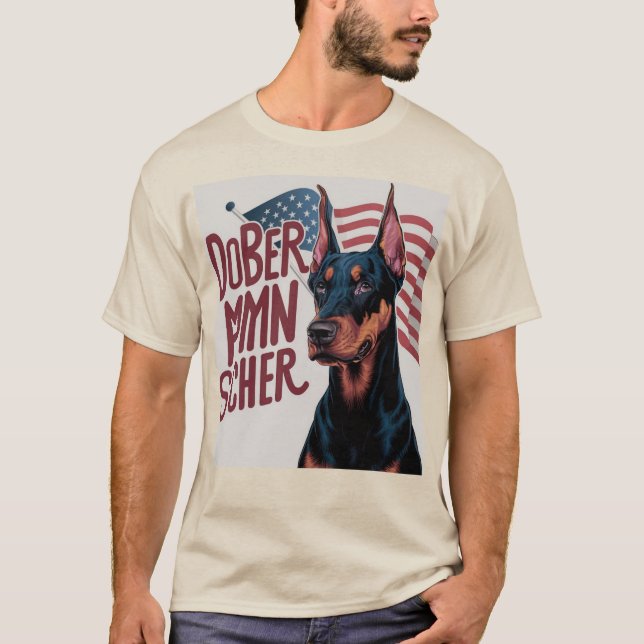 Camiseta Pinscher Dobermann (Frente)